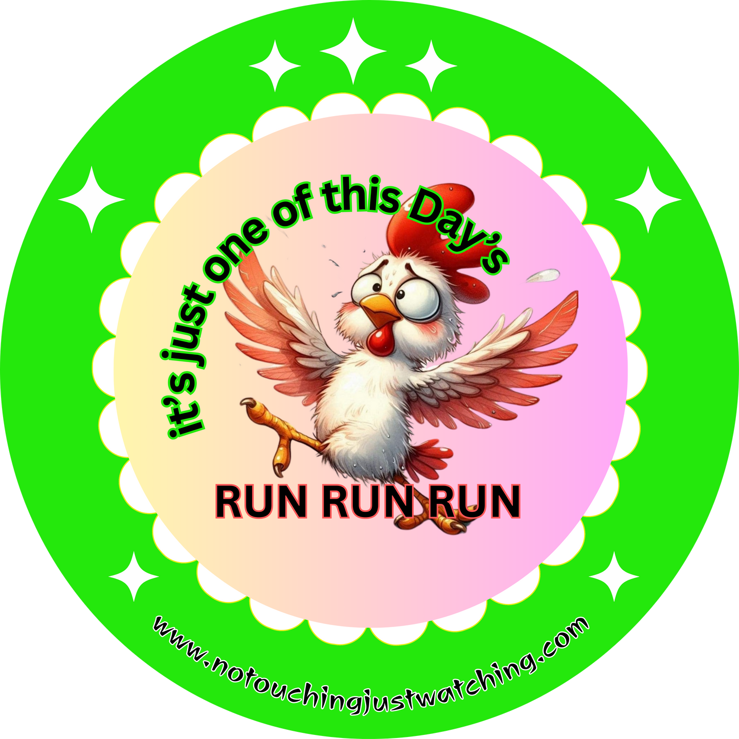 Sticker Run Run Run
