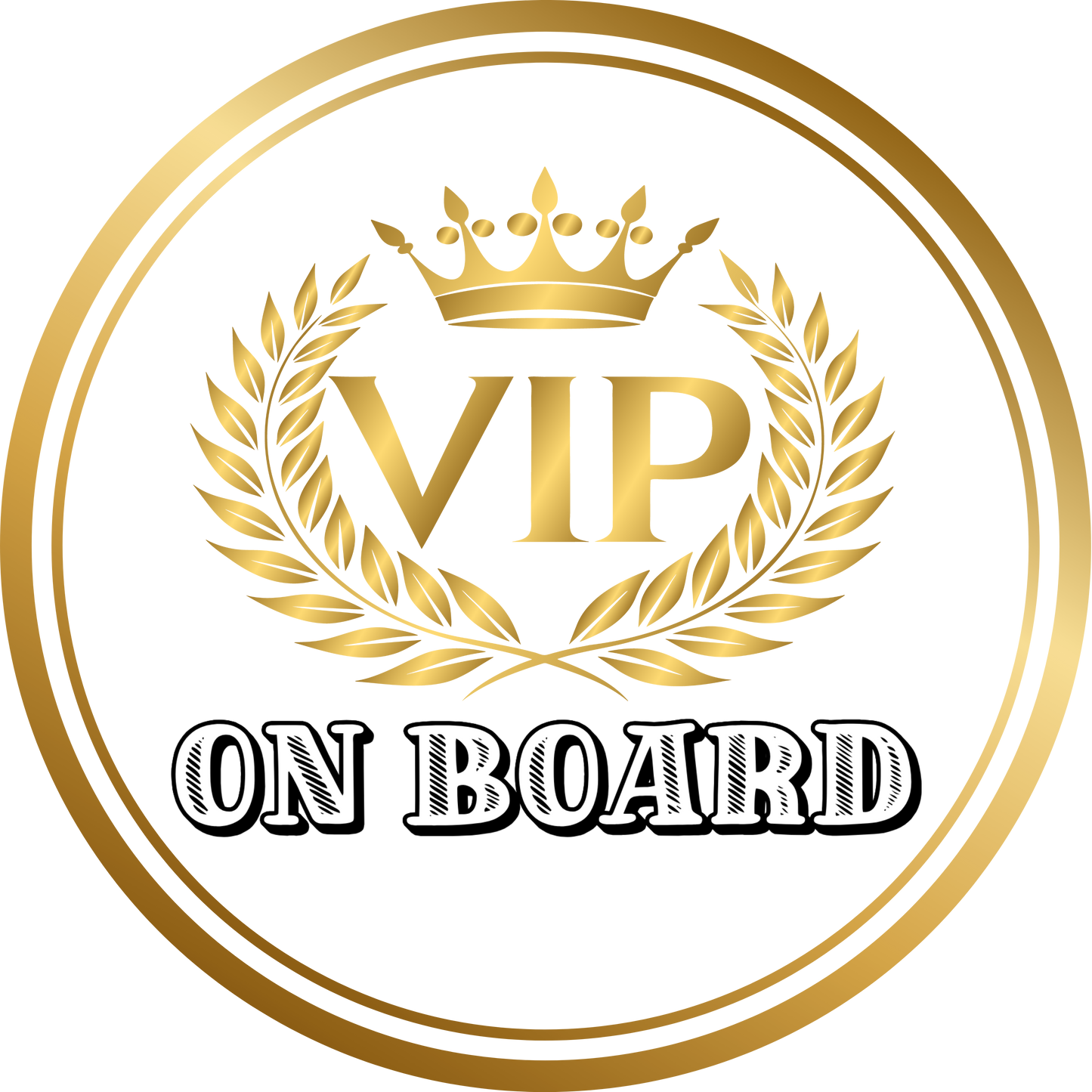 Sticker – "VIP on Board"