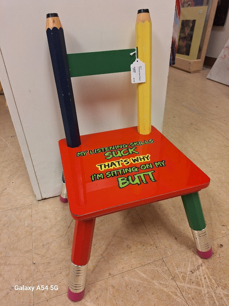 Time out Chair “The Pencil Point of Reflection”