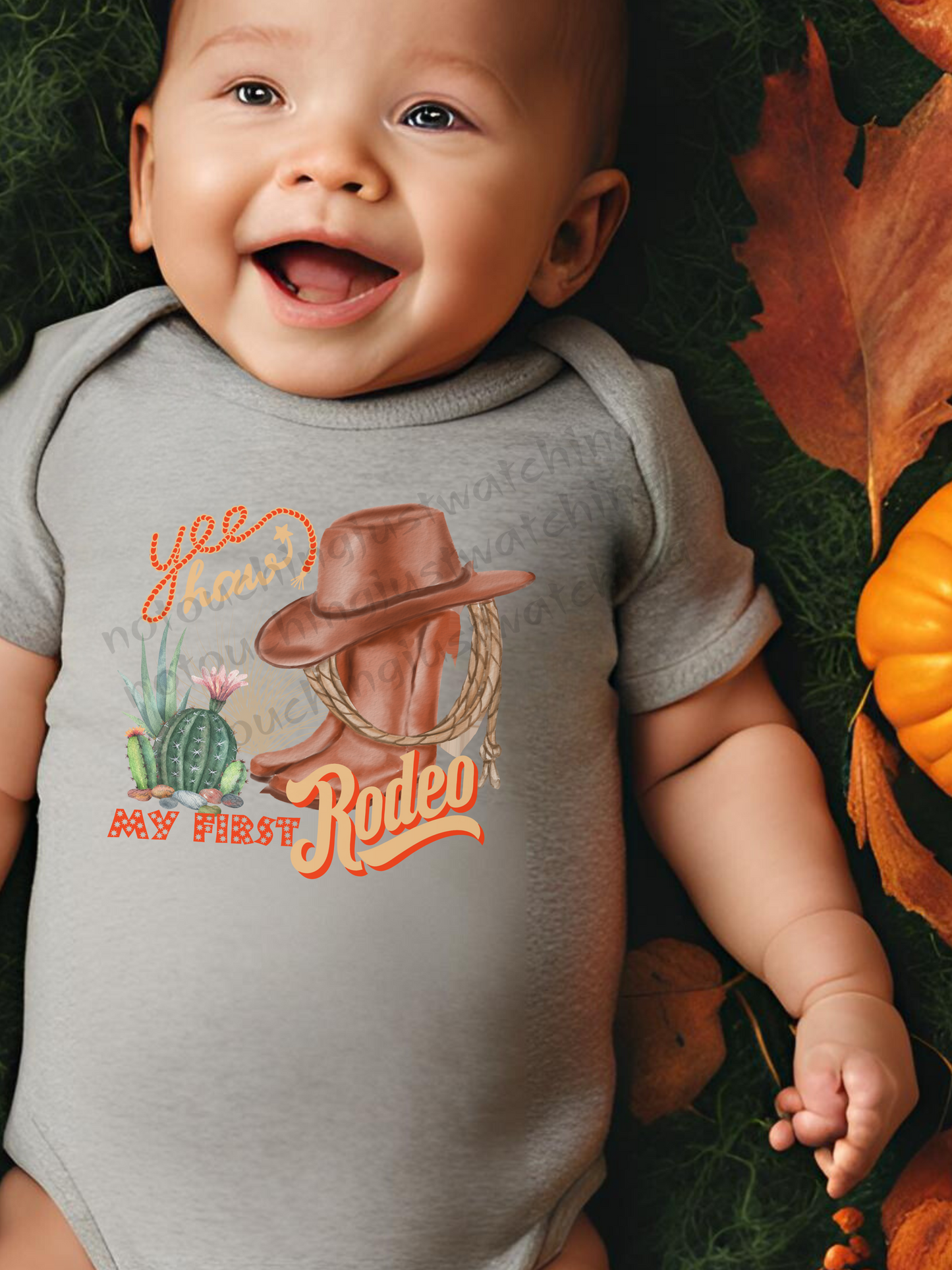 Baby BODYSUIT 100 % Cotton My first Rodeo