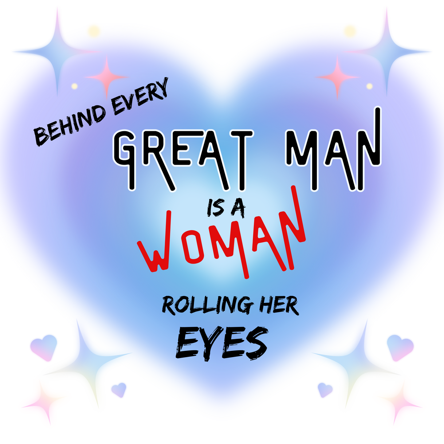 Sticker Women rolling her Eyes