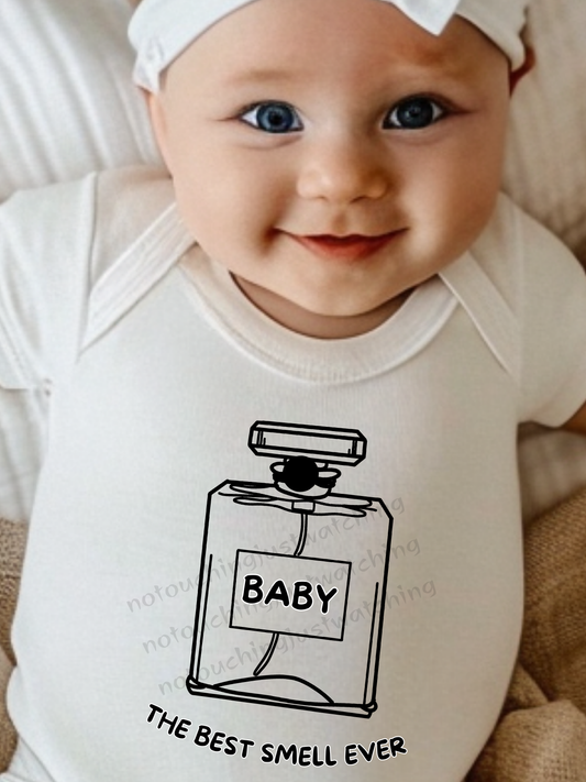 Baby BODYSUIT 100 % Cotton Baby best smell ever