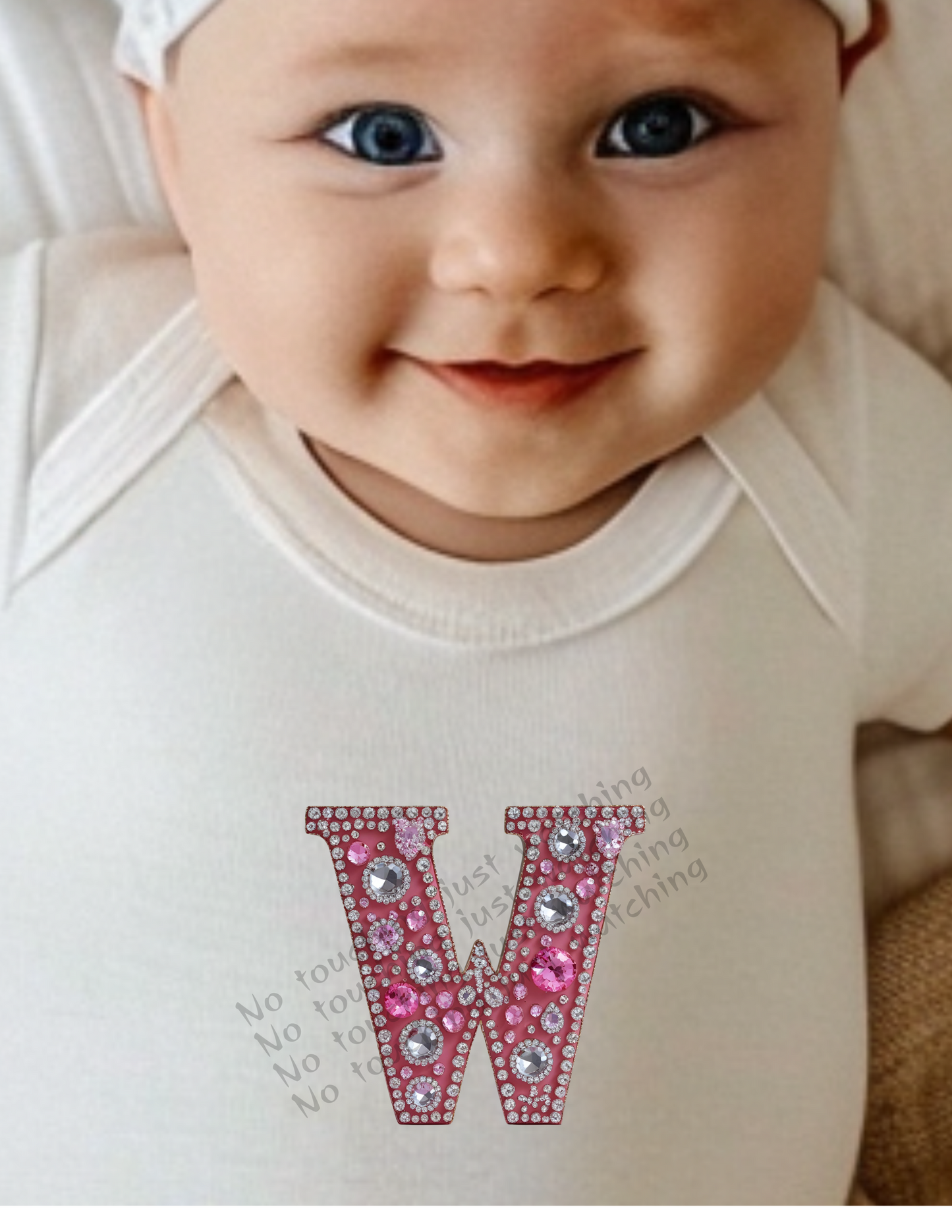 Princess Alphabet" Baby Bodysuit – "Royal Style for Your Little Letter-Lover"