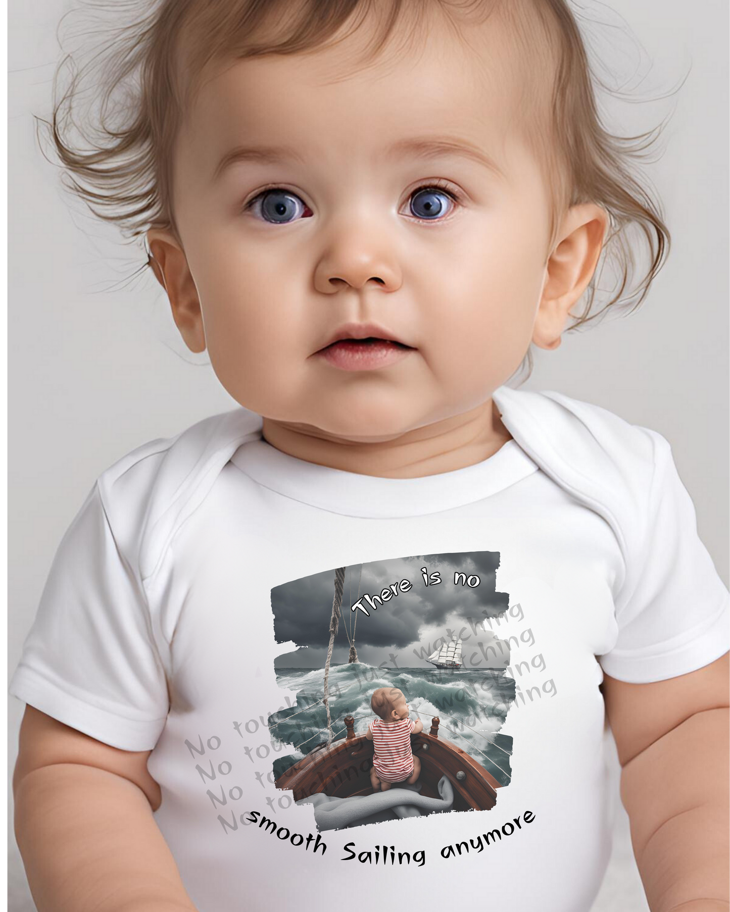 Baby BODYSUIT 100 % Cotton No smooth Sailing