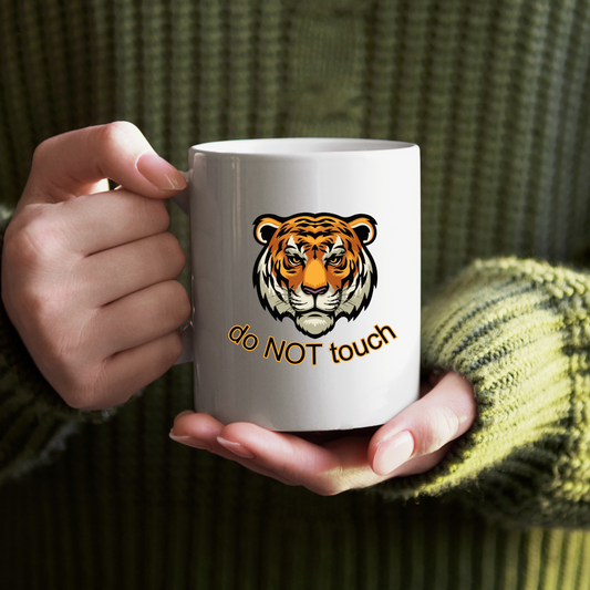 Mug do not touch Tiger