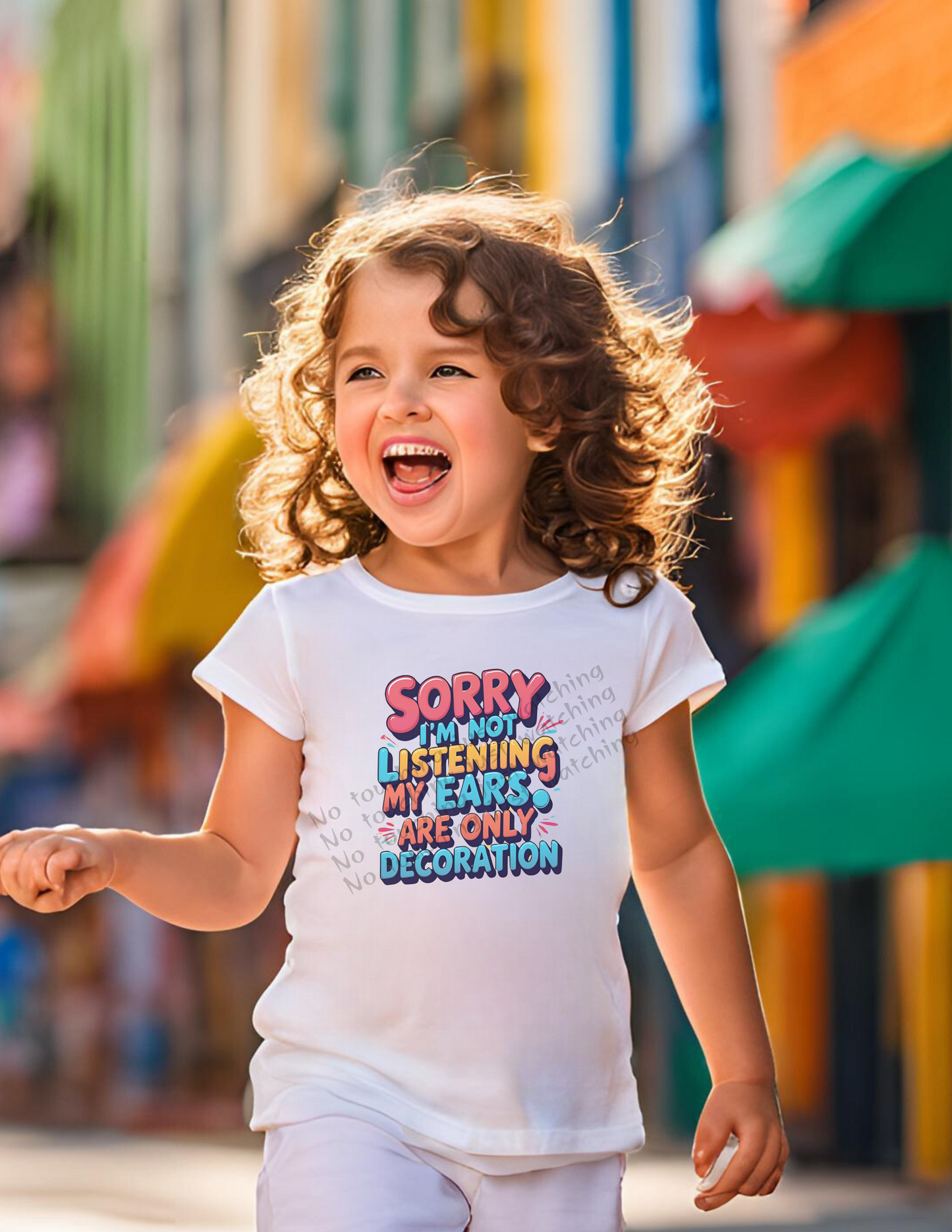 Funny Baby Bodysuit & Toddler T-Shirt – “Sorry, I Am Not Listening”