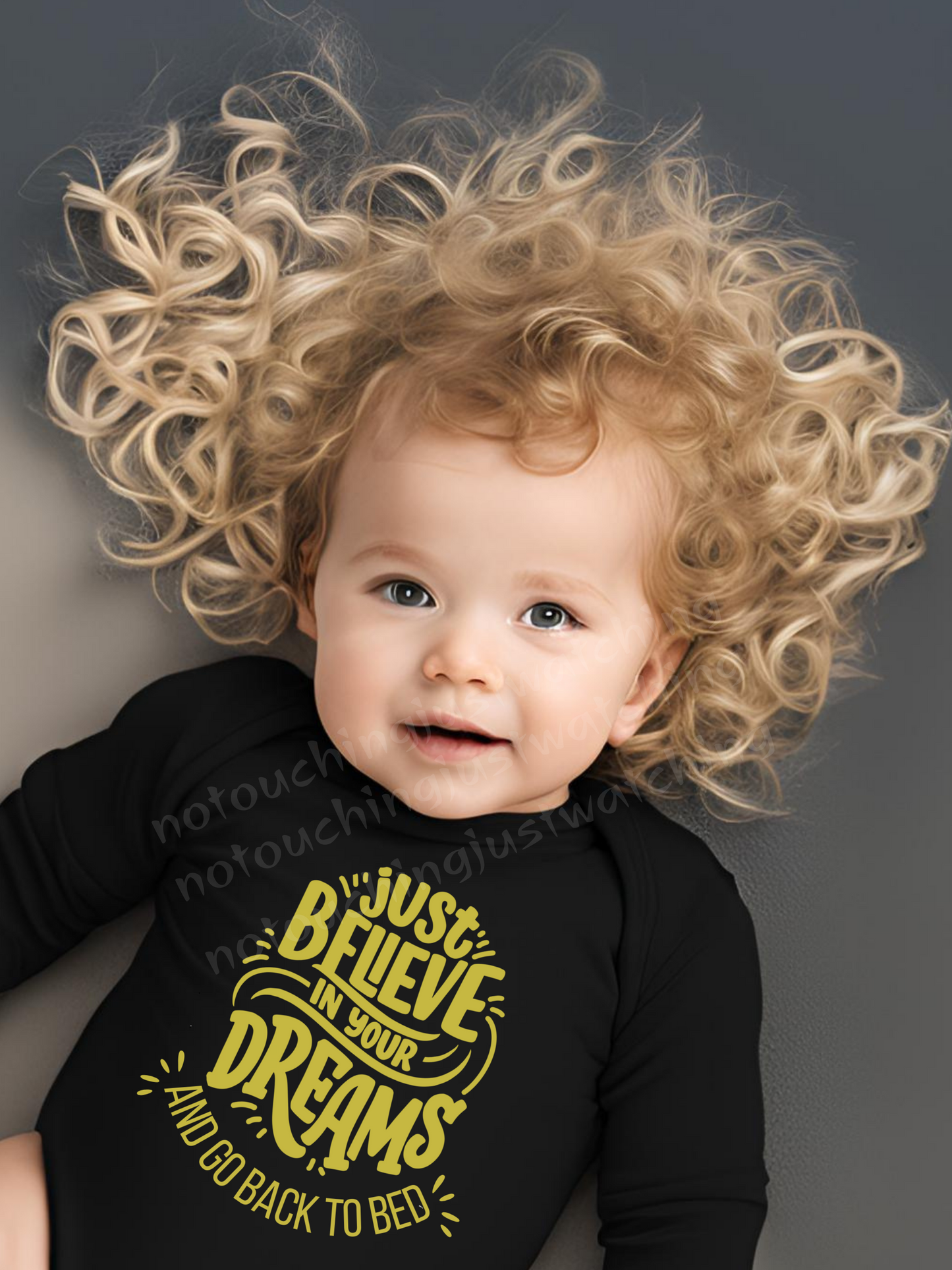 Baby BODYSUIT 100 % Cotton Believe in your Dreams