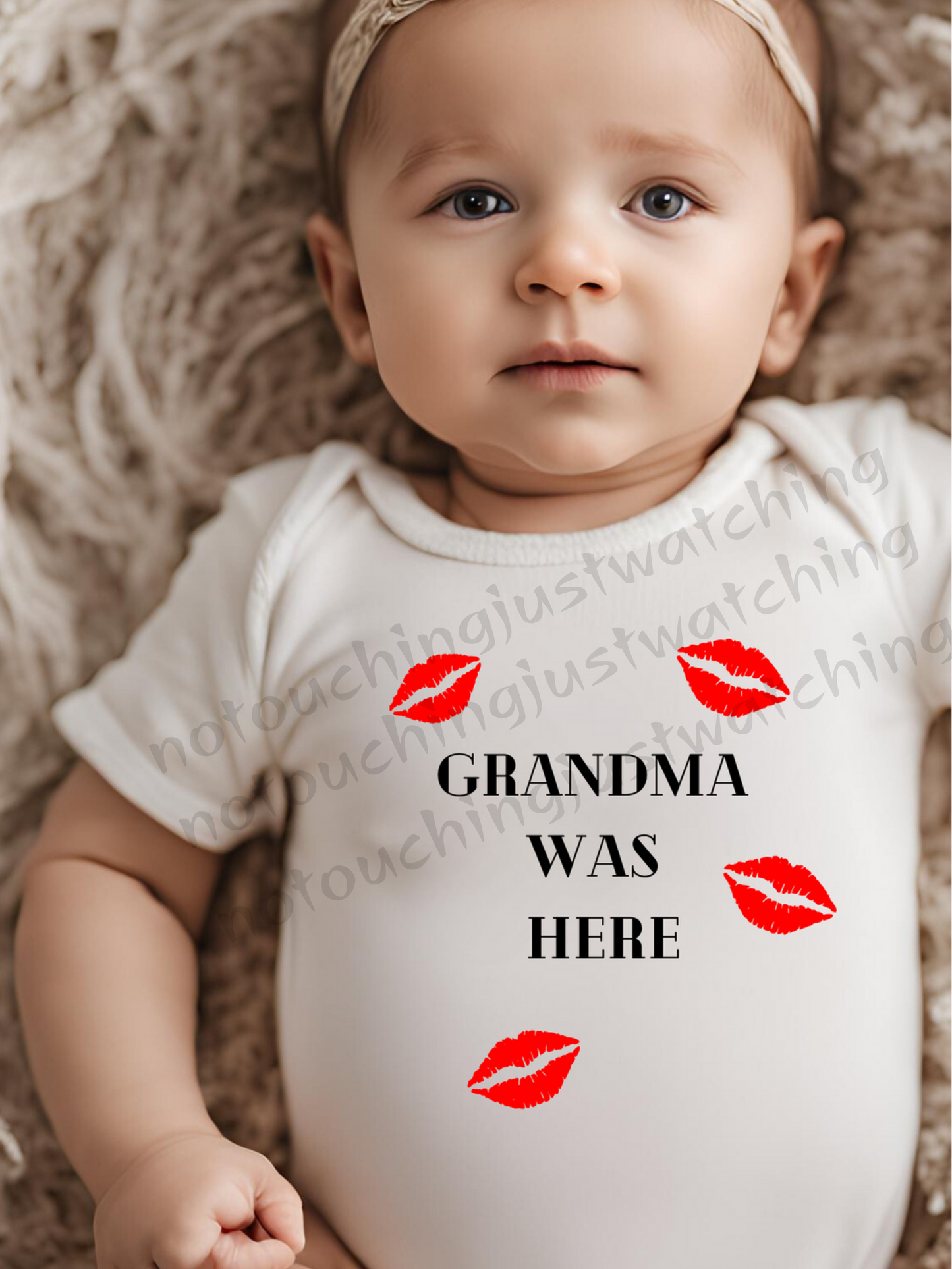 Baby BODYSUIT 100 % Cotton Grandma was here