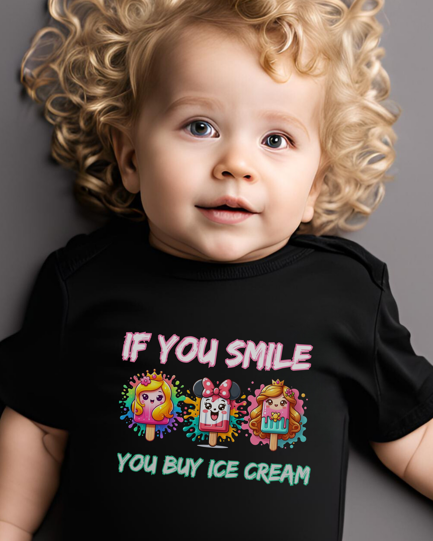 Baby BODYSUIT 100 % Cotton if you smile