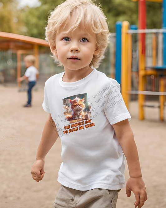 T-shirt Boy 100% Cotton God Day to leave me alone