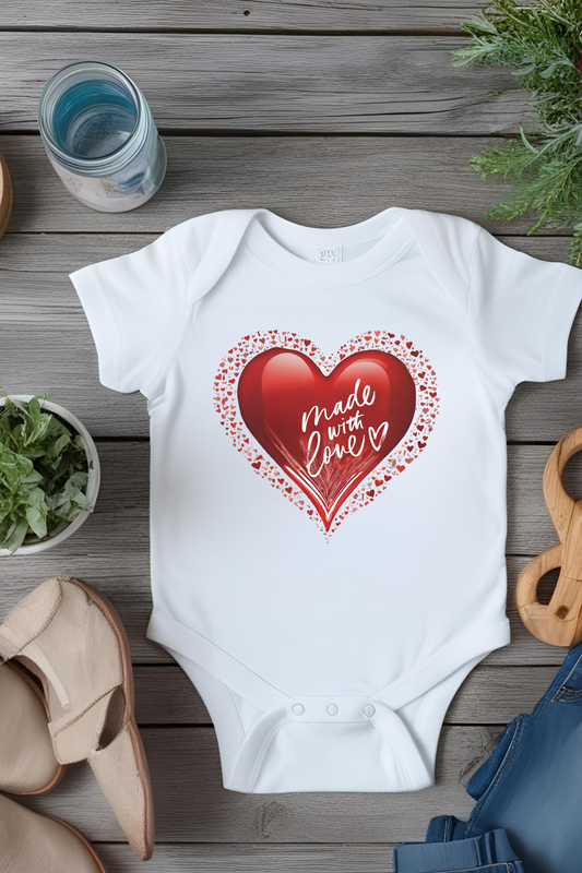 Baby BODYSUIT 100 % Cotton Made with Love