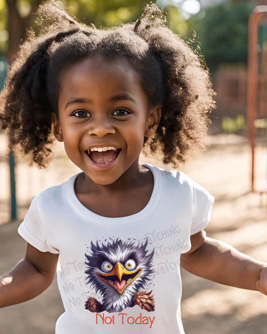 T-shirt Girl 100% Cotton Not Today