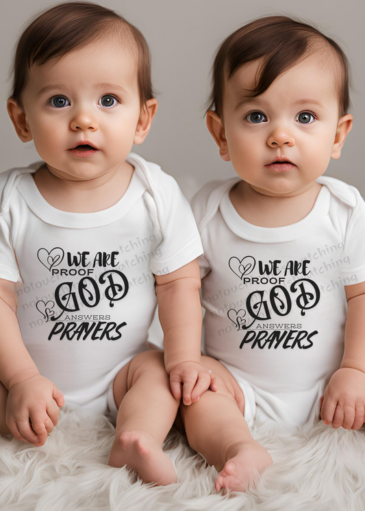 Baby BODYSUIT 100 % Cotton God Prayer