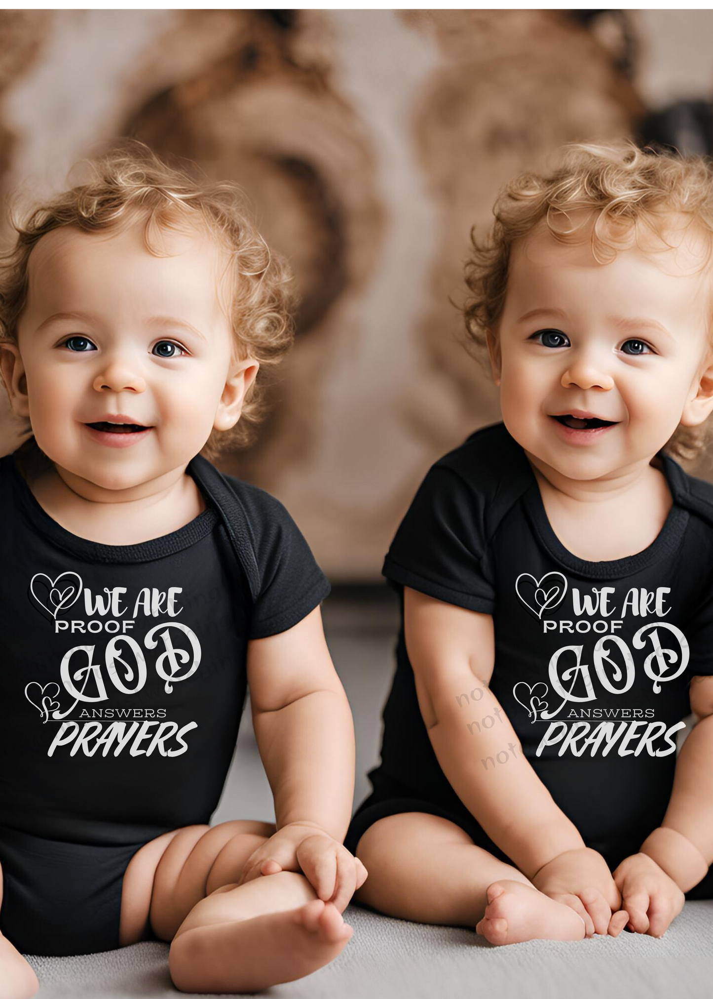 Baby BODYSUIT 100 % Cotton God Prayer