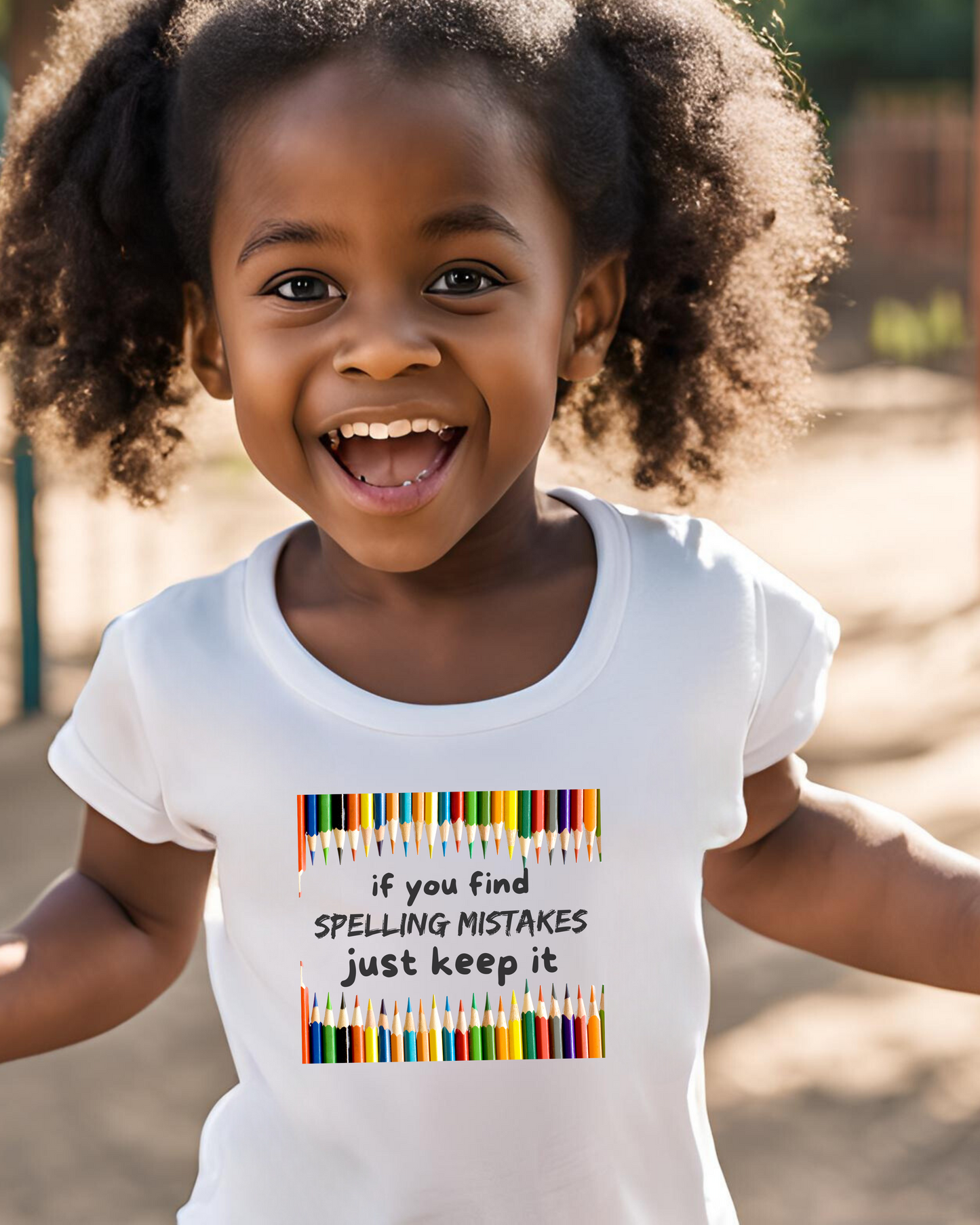 T-shirt Girl 100 % Cotton Spelling Mistake